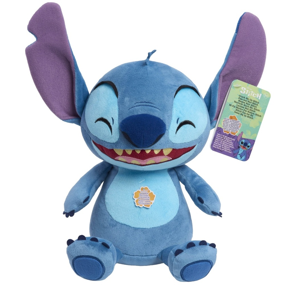 New Disney Stitch Crack Me Up 11"' Interactive Plush Toy with Sounds and Motion